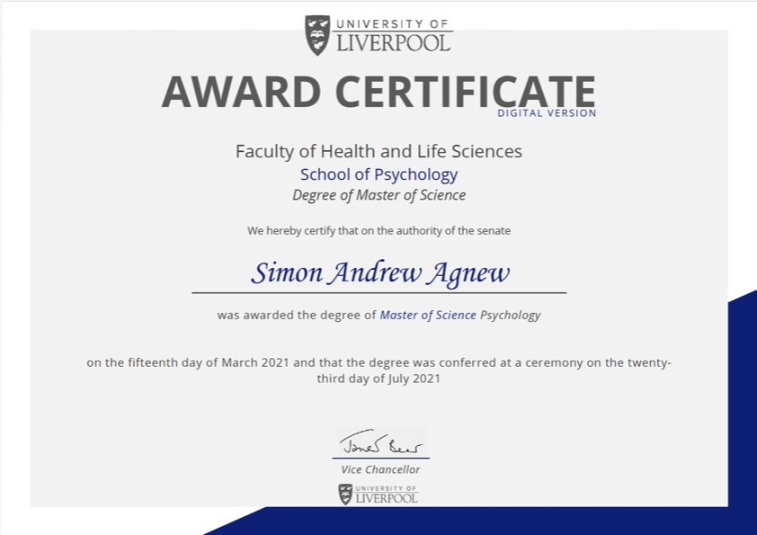 MSc in Psychology